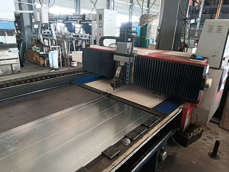 CNC Punching Machine used for precise sheet metal hole punching