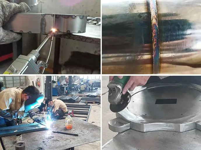 Custom welding of non-standard metal structures