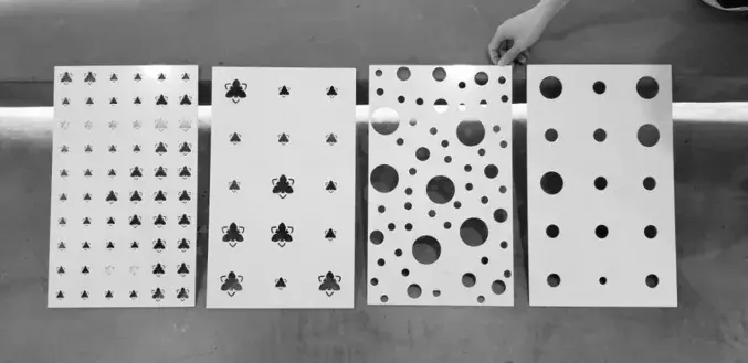 Different Styles of Perforated Metal Panels