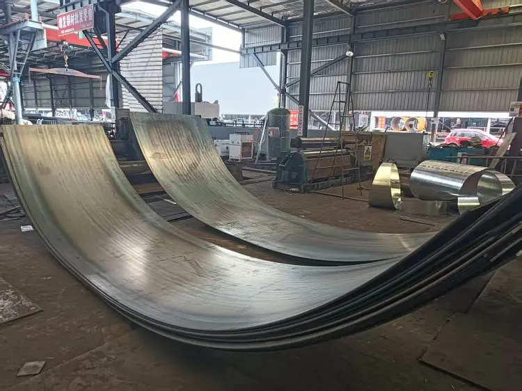Custom bent and rolled metal parts