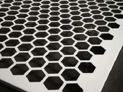 Hexagonal Hole Perforated Sheet