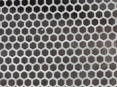 Hexagonal Hole Perforated Sheets