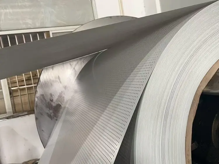 Sheet metal perforation service for custom patterns and industrial applications